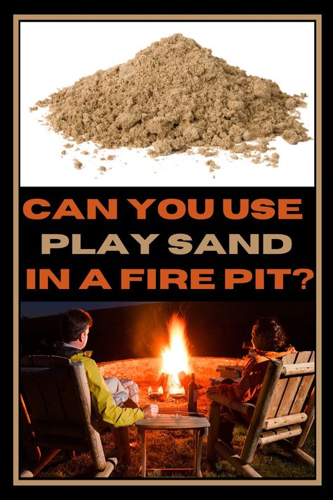 If you get a fire pit, you are going to need a filler material to fill the bottom layer of the pit. There are many choices, but sand is your best bet. The size and style of your fire pit will determine the type of sand to use... . #firepits #fireplaces #outdoorliving #backyarddesign #backyard #landscapedesign #outdoordesign #outdoor #landscape #firepitdesign Sand Around Fire Pit, Fire Pit With Sand, Sand Fire Pit, Fire Pit Filler, Sand Fire Pits, Fire Pit Safety, Fire Pit Base, How To Make Sand, Sand Patio