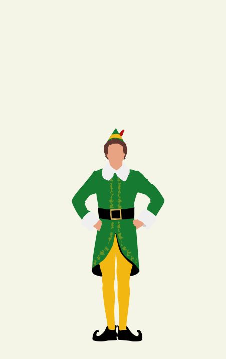 Elf Movie Cartoon, Elf Movie Illustration, Elf Aesthetic Movie, Elf Movie Aesthetic Wallpaper, Elf The Movie Party, Christmas Wallpaper Elf Movie, Elf Wallpaper Aesthetic, Elf Movie Wallpaper, Elf Christmas Wallpaper