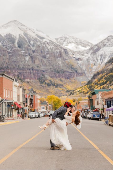 Just getting started with planning your mountain wedding in Colorado? Get inspired by unique wedding ideas, mountain wedding photos, and wedding planning tips. Book Katie to be your Colorado wedding photographer at katiefletcherphoto.com Fall Wedding Colorado, Fall Colorado Wedding, Wedding Dress Mountain, Fantasy Wedding Ideas, San Juan Mountains Colorado, Mountain Wedding Dress, Wedding Ideas Mountain, Colorado Mountain Wedding Venues, Colorado Destination Wedding