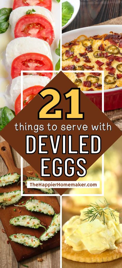 Deviled eggs are a classic crowd-pleaser, but what you serve alongside them can elevate your appetizer game. We are sharing a variety of tasty options to complement those creamy, tangy deviled eggs at your next gathering. Deviled Egg Dip, Crispy Crab Cakes, Deviled Egg Potato Salad, Caprese Salad Skewers, Spicy Deviled Eggs, Devilled Eggs Recipe Best, Devilled Eggs, Cheesy Mac And Cheese, Spicy Aioli