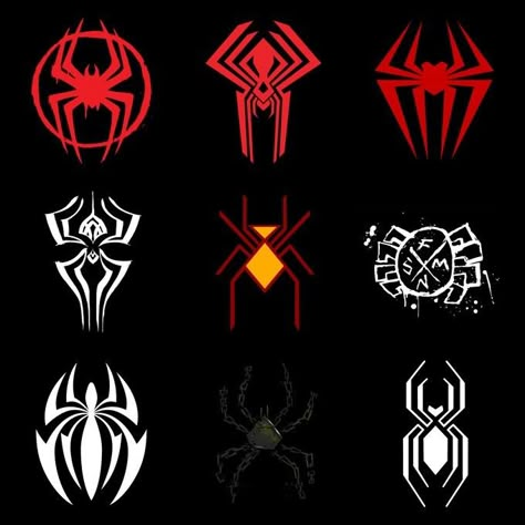 Miguel O'hara Spider Symbol, Miguel O'hara Logo, Miguel O'hara Drawing Sketch, Spiderman Logo Symbols, Spider Verse Tattoo, Spider Man Symbol, Spiderman Comic Covers, Spider Oc, Spiderman Symbol