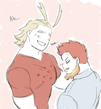 All Might X Endeavor Fanart, All Might X Endeavor, Todoroki Enji, Enji Todoroki, My Hero Academia Eraserhead, Toshinori Yagi, My Hero Academia 2, Clear Card