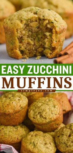 Easy Zucchini Muffins, Zucchini Bread Muffins, Zucchini Muffin, Muffins Blueberry, Zucchini Muffin Recipes, Best Zucchini, Morning Glory Muffins, Healthy Bread Recipes, Homemade Snickers