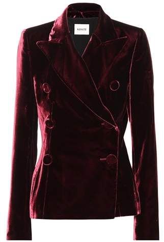 Burgundy Velvet Blazer, Burgundy Jacket, Christmas Party Outfits, Women Bodycon Dress, Cute Jackets, Velvet Blazer, Double Breasted Jacket, Stage Outfits, Poplin Shirt