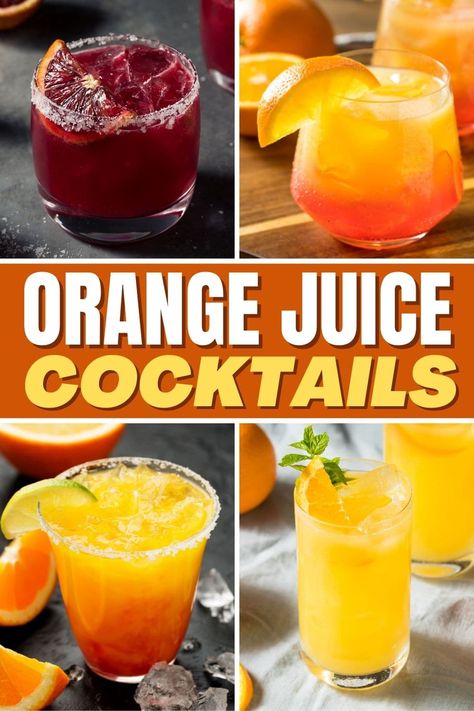 Orange Juice Alcoholic Drinks, Orange Alcoholic Drinks, Cocktails Non Alcoholic, Cool Summer Drinks, Elegant Cocktails, Fruit Juice Cocktails, Orange Juice Cocktails, Hawaiian Drinks, Healthy Orange Chicken