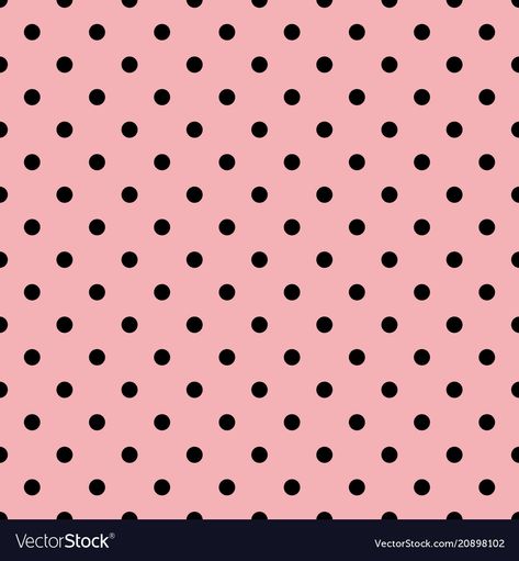 Pastel Pink Background, Polka Dots Wallpaper, Dots Wallpaper, Tile Pattern, Black Polka Dot, Tile Patterns, Pink Background, Pastel Pink, Fabric Wallpaper