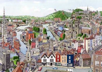 bristol Bristol Fashion, Massive Attack, Bristol England, Into The West, Bristol City, Cityscape Art, Local History, England Uk, City Maps