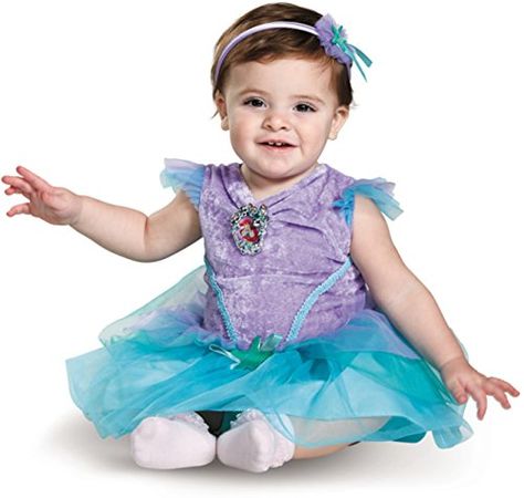 Deluxe Ariel Costume  Baby 1218 >>> Find out more about the great product at the image link. Halloween Costumes Ariel, Ariel Tutu Dress, Halloween Costumes For Babies, Costumes For Babies, Little Mermaid Outfit, Princess Fancy Dress, Party Dress Outfit, Tinkerbell Costume, Mermaid Tutu