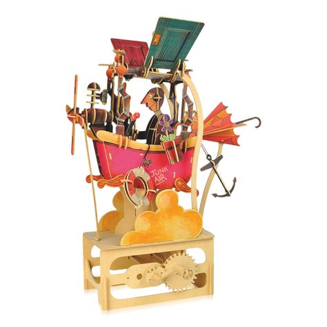 Clever mechanical devices that come to life with the help of ingenious engineering. Diy Music Box, Mechanical Puzzles, Red Knight, Mechanical Model, Magical Home, 3d Puzzles, Stem Toys, School Lessons, Wooden Puzzles