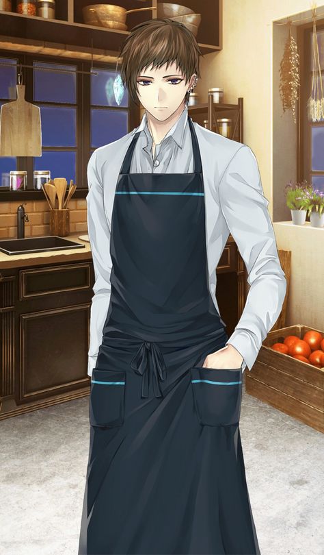 An Apron, Anime Boy, Anime Guys, Apron, Anime