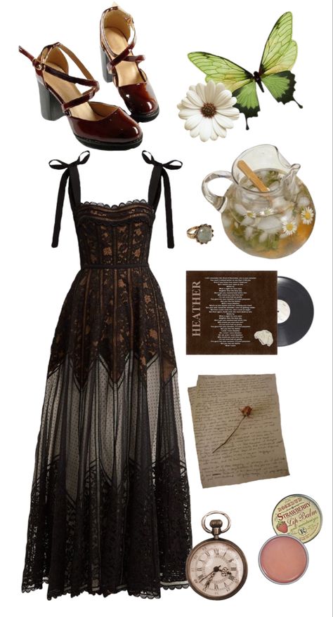 Whimsigoth Aesthetic Fashion, Looks Hippie, Mha Dr, Mood Bored, Aesthetic Summer Outfits, Dark Acadamia, Summer Outfits Ideas, Estilo Hippy, Mode Hippie