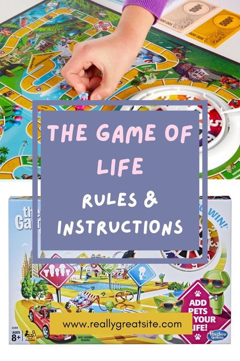 Hop in your plastic convertible and buckle up! We’re going on an adventure of a lifetime. From college to retirement throughout The Game of Life, we will undoubtedly experience a wide variety of real-world situations along the way- some for better, some for worse. The Game of Life is a Family game & Board game Game Of Life Bulletin Board, Life Game Board, Game Of Life Board Game, Life Board Game, Drinking Card Games, Crazy Eights, Going On An Adventure, Life Game, The Game Of Life