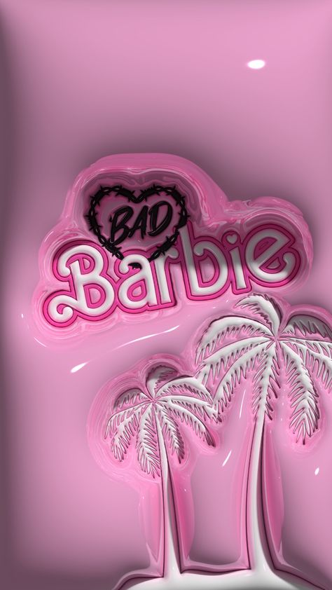 Pink Barbie Lockscreen wallpaper 3D November Wallpapers, Kaws Iphone Wallpaper, 3d Wallpaper Cute, November Wallpaper, Jelly Wallpaper, 3d Wallpaper Iphone, Wallpaper Iphone Love, Bad Barbie, Iphone Wallpaper Classy