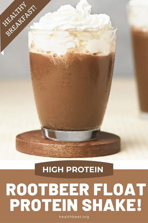 Root Beer Float Recipe, Optimum Nutrition Whey, Protein Drink Recipes, Yummy Protein Shakes, Protein Shake Recipe, Clean Simple Eats, Vanilla Protein Shakes, Coffee Protein Shake, Protein Shake Smoothie