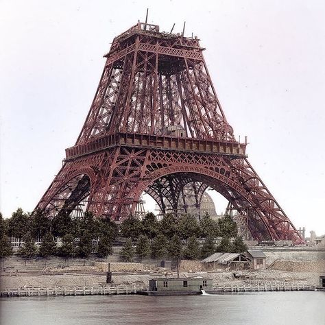 History in Color on Instagram: “The construction of the Eiffel Tower in Paris, France in 1888, a year before the 1889 World’s Fair of which it was the main symbol.…” Paris History, Eiffel Tower Photography, Eiffel Tower In Paris, Paris 1900, Tower In Paris, Plan Paris, Gustave Eiffel, France Eiffel Tower, Paris Tour Eiffel