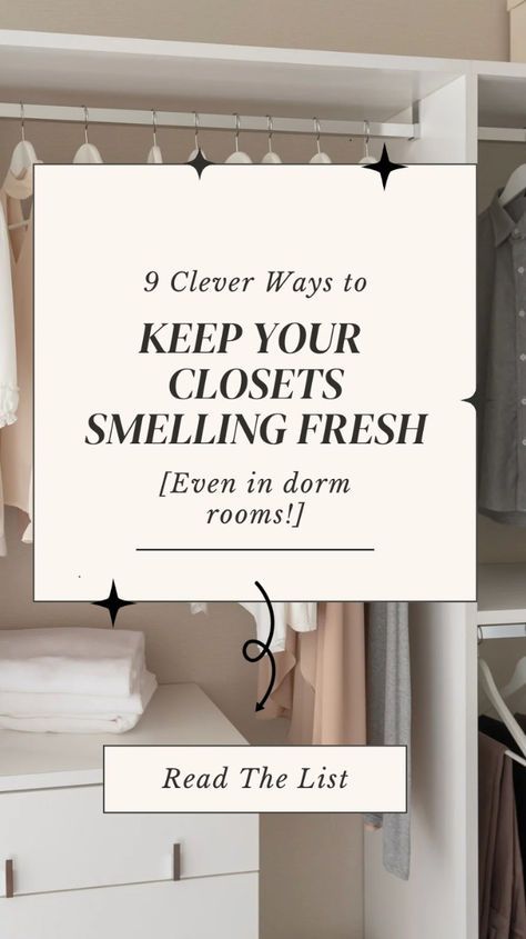 🚪✨ Struggling with a foul-smelling closet? Discover 7 clever ways to deodorize and refresh your space with our latest blog! Say goodbye to unwanted odors and hello to a fresher, more inviting closet.

Read the full blog here: https://www.closetstoadore.com/7-clever-ways-to-deodorize-your-foul-smelling-closet

#HomeOrganization #ClosetRefresh #Deodorize #InteriorDesignTips #LuxuryLiving Make Closet Smell Good, How To Make Your Closet Smell Good, How To Make Closet Smell Good, Closet Deodorizer, Natural Odor Remover, Closet Freshener, Smell Remover, Smelling Good, Minimalist Living Room Design