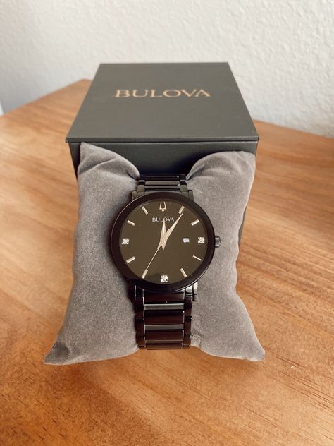 groom’s wedding day gift, groom gift, groom’s gift, wedding day gift, gift for him, boyfriend gift, husband gift, black watch, bulova watch, father’s day gift, gift guide for him