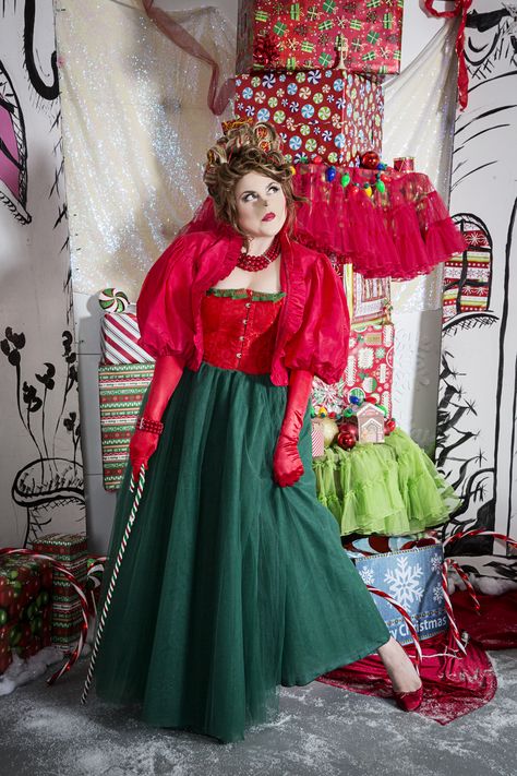 My Martha May Whovier Look  Stylist: Lisa Graystone MUA: Hanna Fisher Photo: Kori Savoie Martha May Whovier Costume, Creating A Fantasy World, Martha May Whovier, Whoville Costumes, Martha May, Grinch Characters, Nativity Costumes, Grinch Costumes, Up Halloween Costumes