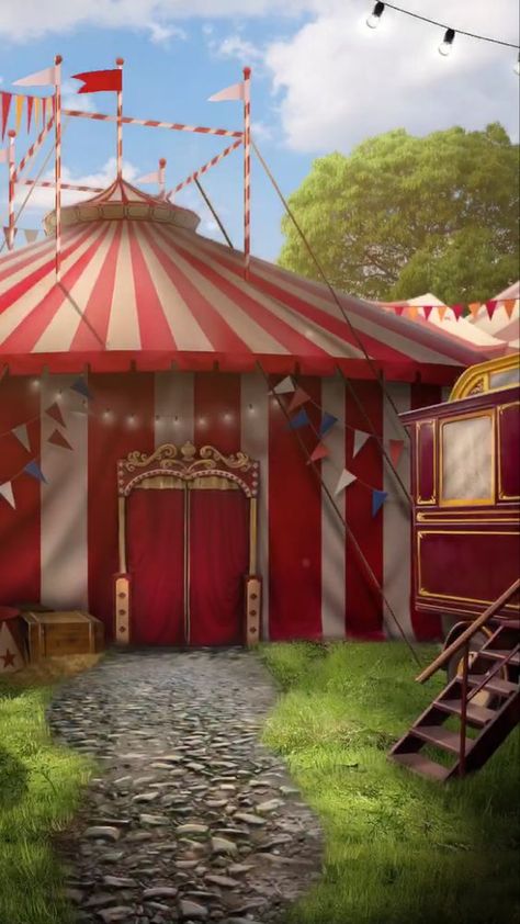 Circus Pixel Art, Circus Tent Illustration, Anime Circus, Club Background, Circus Background, Candy Room, Episode Interactive Backgrounds, Best Gaming Wallpapers, Circus Tent