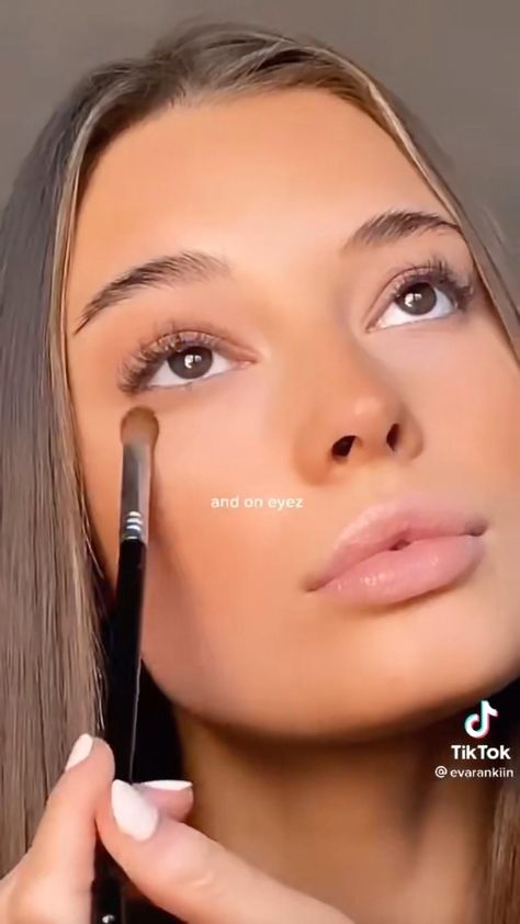 Make Up For Starters, Everyday Make Up Ideas, Brunch Makeup Ideas Natural, Make Up For Everyday, Make Up For Work Natural, Makeup Inspo Videos, Gentle Makeup Natural, Influencer Makeup Tutorial, Makeup For Clubbing