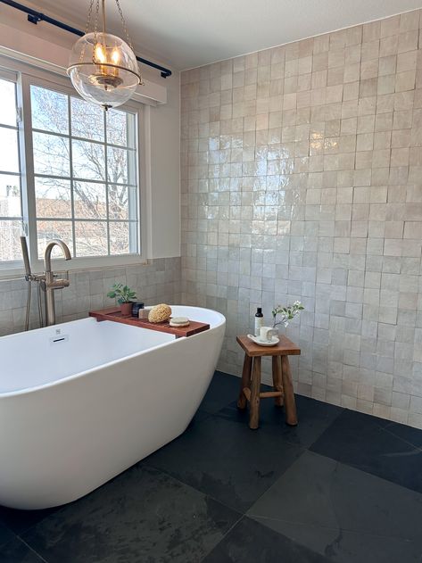 If you love the look of Zellige tile but not the price tag attached, this blog is for you! Let’s go over affordable alternatives to Zellige tile! Tile Bathroom Floor Ideas, Black Bathroom Floor Tiles, Black Tile Bathroom, Black Tile Bathroom Floor, Bathroom Floor Ideas, All Black Bathroom, Black Bathroom Floor, Tile Bathroom Floor, Black Tile Bathrooms