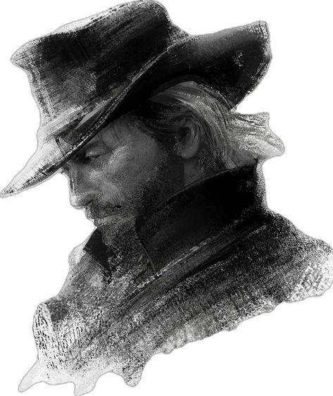 Arthur Morgan Avatar, Western Gunslinger Art, Red Dead Redemption Art, Witcher Wallpaper, Read Dead, Western Artwork, Red Dead Redemption Ii, Red Redemption 2, Arthur Morgan