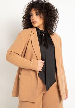 The 365 Suit Patch Pocket Blazer Women In Suits, Plus Size Workwear, Womens Suit, Plus Size Blazer, Strong Shoulders, Plus Sized, Plus Size Coats, Swimsuits For All, Princess Seam