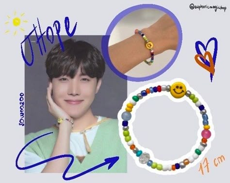 Jisung Bracelet, Txt Jewelry, Kawaii Bracelet, Pulseras Kandi, Bts Bracelet, Army Accessories, Pop Jewelry, Diy Crafts Bookmarks, Friendship Bracelets Designs