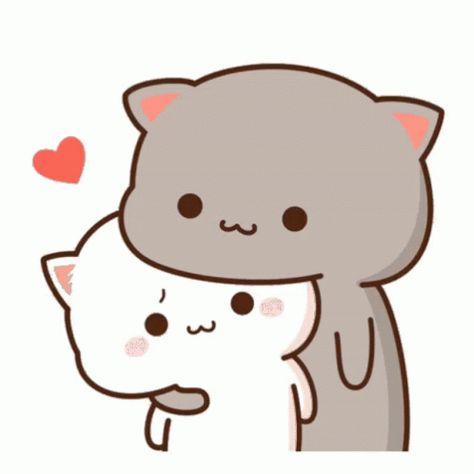 Love Couples GIF - Love Couples Tall And Short Couples - Discover & Share GIFs Peachu Gomu, Bff Pfp Matching, Mochi Cats, Bff Pfp, Bff Pfp Matching Aesthetic, Matching Aesthetic, Hug Stickers, Peach Goma, Peach And Goma