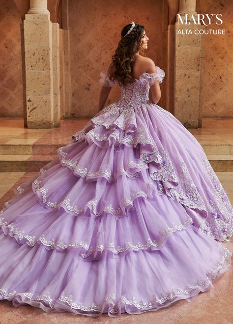 Lavender Quinceanera Dresses, Purple Quinceanera Dresses, Mexican Quinceanera Dresses, Quinceanera Themes Dresses, Charro Quinceanera Dresses, Purple Princess, Quinceñera Dresses, Mary's Bridal, Robes D'occasion