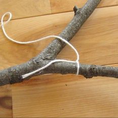 Branch Weaving : 5 Steps (with Pictures) - Instructables Twig Weaving, Stick Weaving, Nature Weaving, Tree Branch Crafts, Branch Weaving, Diy Tapestry, Nature Craft, Weaving Loom Diy, Rigid Heddle Weaving