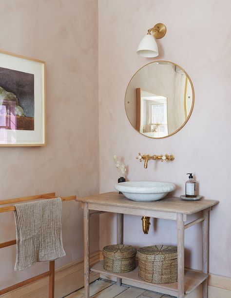 Juli Baker, Marrakech Walls, Pure And Original, Ercol Chair, Marble Tub, Bobby Berk, Rustic Apartment, Fireplace Tile Surround, Decorating 101