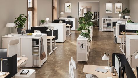 Renew your office space with lucrative ideas - IKEA Ikea Galant, Kitchen Cabinets Fronts, Storage Cabinet With Drawers, Cabinet Fronts, Comfortable Armchair, Open Bookcase, Viria, Drawer Unit, Multifunctional Furniture