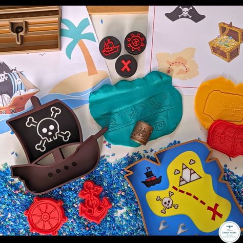 This week I have been packing lots of pirate themed orders and its been great to see how much you all love pirate play! I have also added some Printable Pirate Playdough Mats too, some are shown in the photo above! They are a great way of adding some extra play activities to your playdough fun! We also love a bit of pirate play at home and its been fun exploring this with my boys too! Have a great week me hearties! #pirateplay #pirateplaydough #SensoryPlay #preschool #playdough #homescho... Pirate Playdough, Preschool Playdough, Pirate Play, Playdough Mats, Have A Great Week, Pirate Theme, Great Week, My Boys, Play Activities