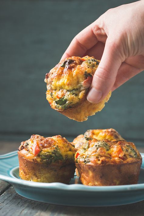 Single Serving Breakfast, Crustless Mini Quiche, Lowcarb Meals, Easy Egg Breakfast, Quiche Muffins, Mini Quiches, Breakfast Quiche, Mini Quiche, Single Serving