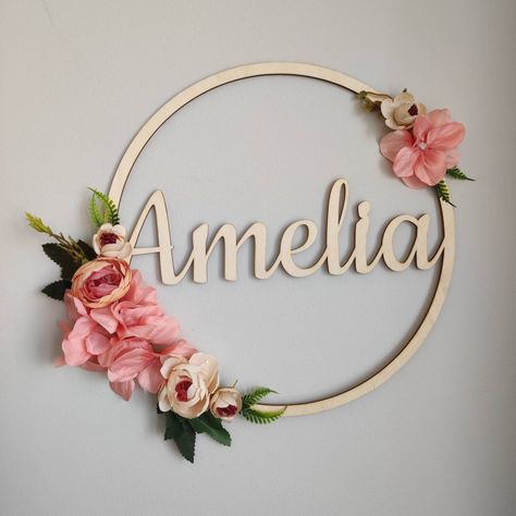 Nursery name sign girl