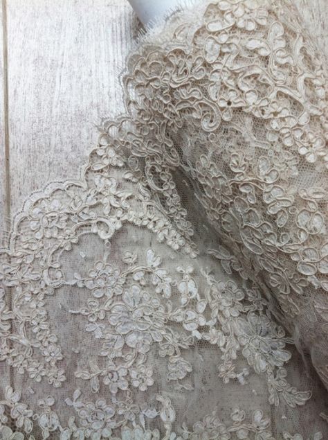 Filling the Soul With Beauty Lace Diy, Corded Lace Fabric, Pearl And Lace, Corded Lace, Linens And Lace, Needle Lace, Antique Linens, Lace Ribbon, Bobbin Lace