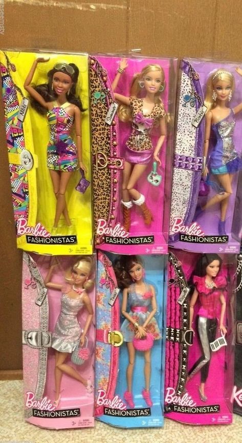 Barbie Fashion Packs, Old Barbie Dolls, Barbie Playsets, Barbie Doll Set, Diy Barbie Clothes, Barbie Toys, Kids Makeup, Barbie Fashionista, Dream Doll