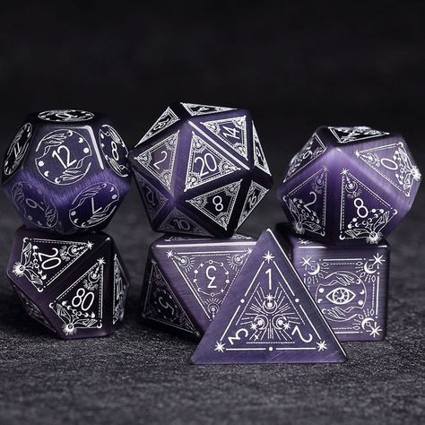 Cool Dnd Dice, Purple Dice, Pretty Dice, Crystal Dice, Dice Dragon, Character Sheet Template, Dungeons And Dragons Dice, Dice Box, Dnd Dice