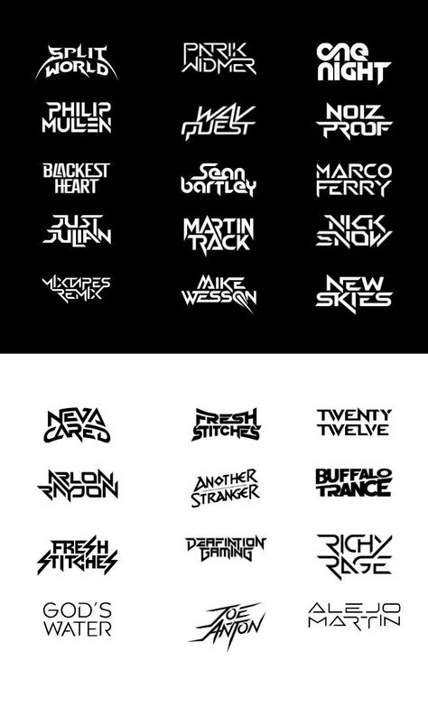 I will do dj, music, band, typography, custom font logo Music Studio Logo, Dj Logo Design, Dj Logos, Edm Logo, Music Band Logo, Font Graffiti, Logo Dj, Alphabet Graffiti, Band Website