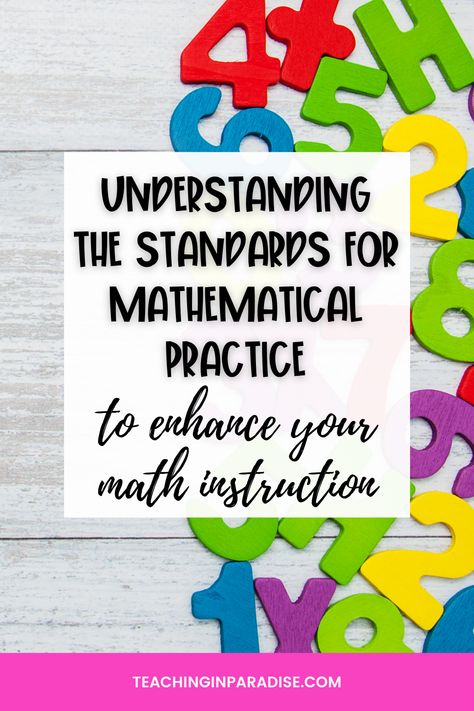 Standards For Mathematical Practice, Math Center Ideas, Mathematical Practices, Math Models, Math Coach, Math Vocabulary, Math Intervention, Math Instruction, Math Strategies