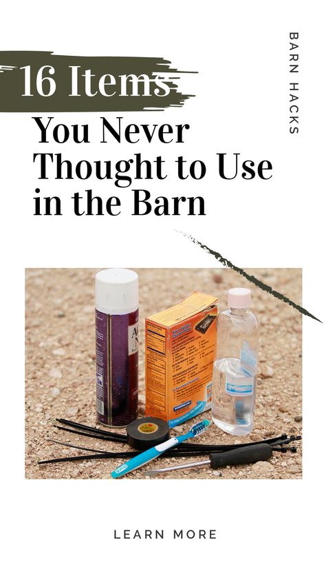 You’ll be saying “Why didn’t I think of that?” once you read this list of 16 household items you can use in the barn. Farm Hacks Horse, Barn Hacks Horse, Equine Feed Room, Small Tack Room Organization, Horse Barn Hacks, Horse Barn Organization, Small Tack Room Ideas, Locker Hacks, Barn Organization Ideas