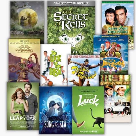 Patrick Movie, Leprechaun Movie, Spring Movie, Irish Movies, Movies For Kids, St Patrick Day Treats, Classic Disney Movies, Homeschool Kids, Kids' Movies