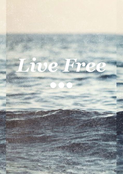 live free The Best Things In Life Are Free Quotes, Live Free Quotes, Carefree Quotes Free Spirit, As Free As The Ocean Quotes, Stay Wild Quotes Live Free, Free Spirit Girl, Nature Quotes Adventure Wild And Free, Typos Quote, Salt Therapy