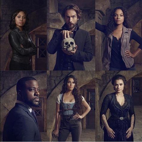 Nikki with the cast of Sleepy Hollow Sleepy Hollow Tv Series, Sleepy Hallow, Tom Mison, The Legend Of Sleepy Hollow, Legend Of Sleepy Hollow, Tonight Alive, Fantasy Tv, Johnny Depp Movies, Headless Horseman