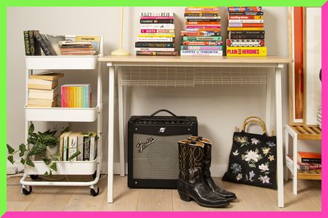 How an Ikea storage solution became Gen Z’s most coveted bookshelf Ikea Raskog Trolley, Ikea Storage Solutions, Industrial Trolley, Ikea Raskog, Dorm Desk, College Dorm Desk, Cocktail Shakers, Ikea Storage, Book Community