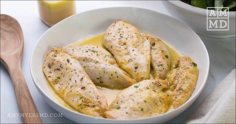 Italian Dressing Chicken is covered in a deliciously savory marinade that makes a perfect, easy dish the whole family will love. Amy Myers Recipes, Italian Dressing Marinade, Italian Dressing Chicken, Autoimmune Recipes, Amy Myers, Baked Chicken Recipes Easy, Recovery Food, Aip Recipes, Italian Dressing