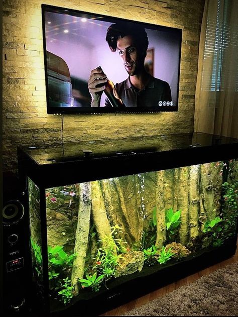 Gallery - E Models - Aquadecor Aquarium Under Tv, Fish Tank Background, Price Calculator, Under Tv, Aquarium Landscape, Discus Fish, Fish Ponds, Real Tree, Model Gallery