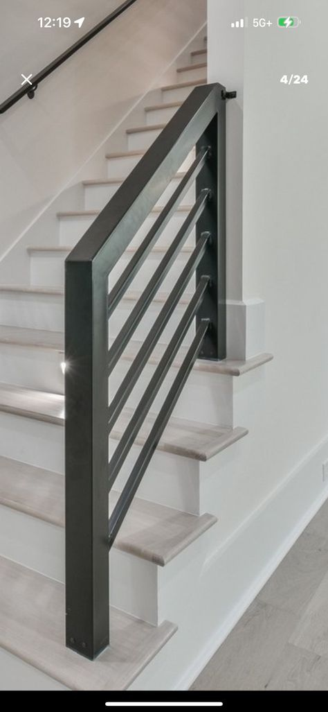 Metal Stairs Design, Railings For Stairs, Metal Stairs, Stair Railing, Stairs Design, House Decor, Stairs, Silver, Home Decor