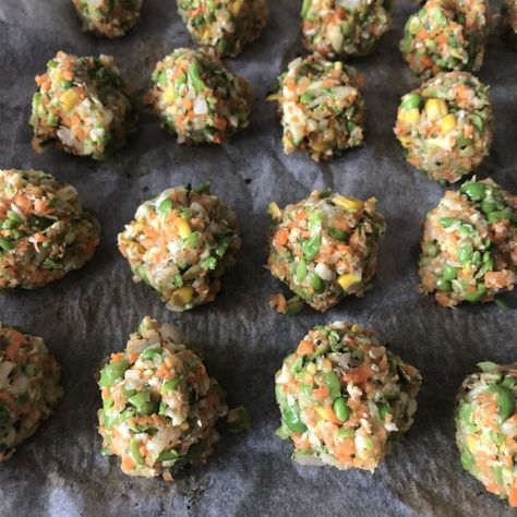 Veggie Balls [Vegan] - One Green PlanetOne Green Planet Vegetable Balls, Vegan Burger Patties, Veggie Balls, Vegetarian Chicken, Vegan Meatballs, Meatless Main Dishes, Healthy Vegan Snacks, Vegetarian Entrees, Vegan Burgers